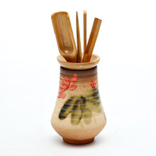 Load image into Gallery viewer, TANGPIN japanese tea ceremony set bamboo tea accessories ceramic tea tools for matcha