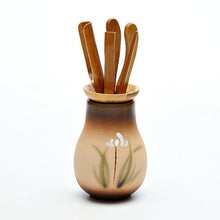 Load image into Gallery viewer, TANGPIN japanese tea ceremony set bamboo tea accessories ceramic tea tools for matcha